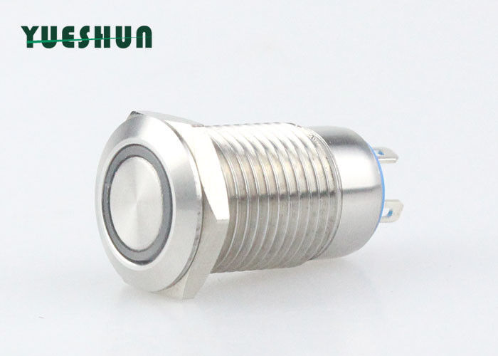 12mm LED illuminated Metal Momentary Push Button Switch Boat Car 1A//12V CE