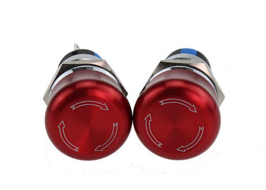 Stainless Steel Emergency Stop Push Button Switch Mushroom Head Rotary High Durability
