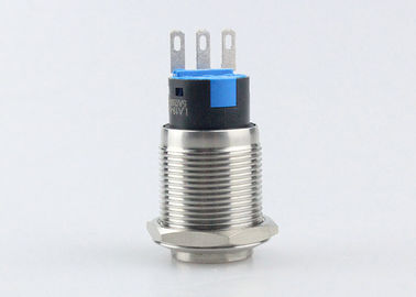 IP67 Stainless Steel Metal Push Button Switch Momentary Latching Pin Terminal
