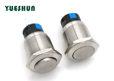 Lighted Latching 12mm Momentary Switch , Momentary Starter Switch