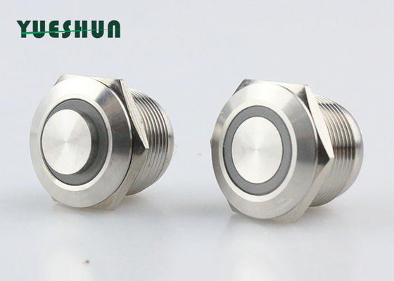 quality  Waterproof Momentary Push Button Switch Normally Closed Open 19mm Panel Mounting factory