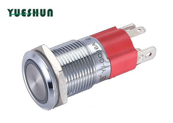 quality  16MM Led Light Large Current 10A Push Button Switch factory