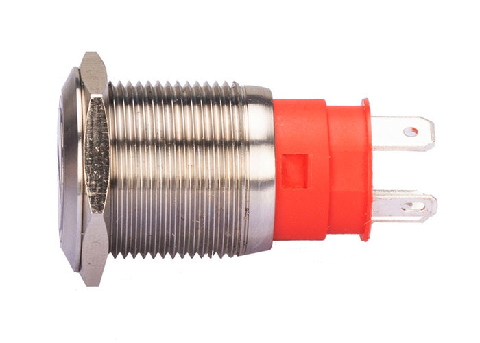 Ip67 High Current Stainless Steel Push Button On Off Switch 10 Amp Red ...