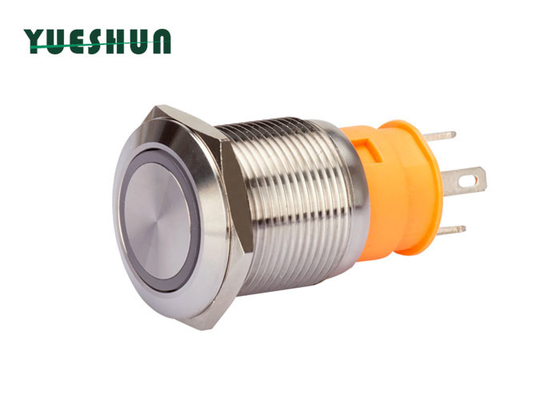 20A Push Button Illuminated Switch Waterproof High Current 12v 24v 316L 250VAC