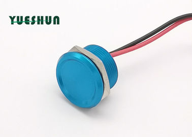 Blue Shell Piezo Push Button Switch Touch On / Off With CE RoHS Certication