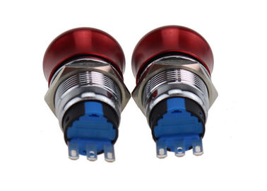 Stainless Steel Emergency Stop Push Button Switch Mushroom Head Rotary High Durability