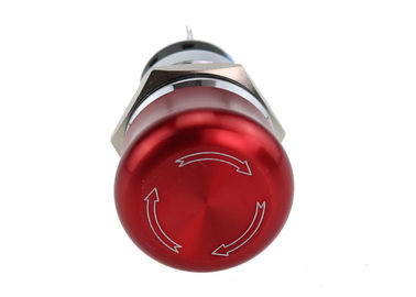 Nickel Plated Brass Metal Emergency Stop Button 1NO 1NC 2NO 2NC 19mm Mounting Hole