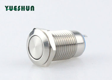 Stainless Steel Panel Mount Push Button Switch , Latching Push Button Switch