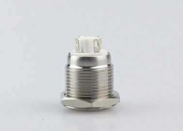 12V 24V LED Panel Mount Push Button Switch , 1NO 16mm Momentary Push Button Switch