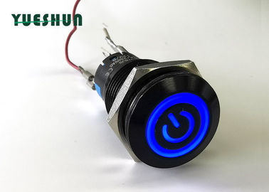Self Locking LED Metal Push Button Momentary Power Switch Good Press Performance
