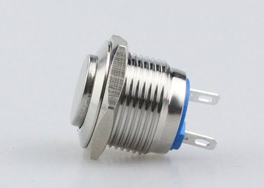 High Head 16mm Stainless Steel Push Button Switch Waterproof Easy Installation