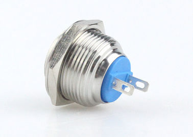 IP65 19mm Metal Push Button Switch , Micro Momentary Push Button Switch High Head