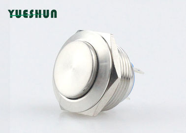 IP65 19mm Metal Push Button Switch , Micro Momentary Push Button Switch High Head