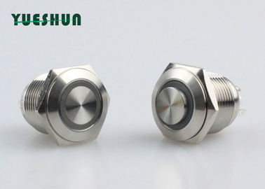 Universal Waterproof Push Button Starter Switch Normal Open Stainless Steel Body