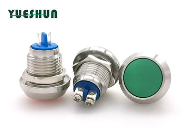 Ball Round Head SS Push Button Switch Normal Open 12MM Mounting Hole