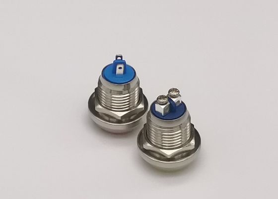 Momentary 12mm 1NO1NC IP65 Panel Mount Push Button Switch